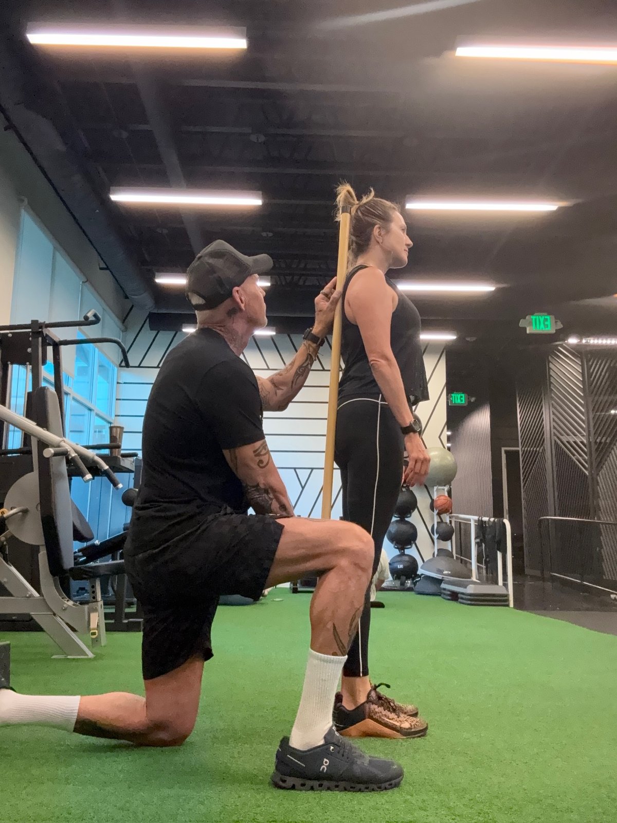Step 1: 1-on-1 goals, posture and movement assessment with a personal trainer at Fitness Covered Hollywood