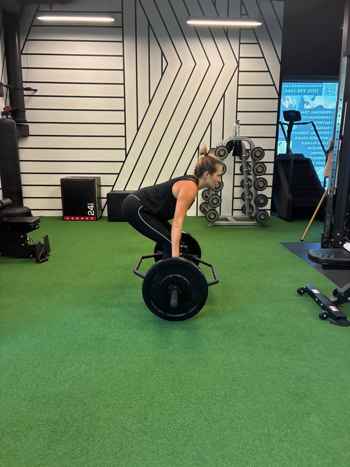 Step 3: 1-on-1 strength and resistance training with real-time form coaching at Fitness Covered